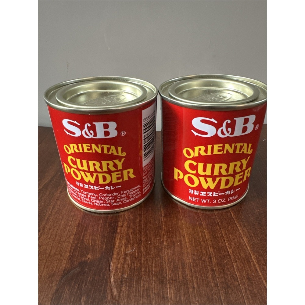 NEW 2 S&B JAPANESE CURRY POWDER SEASONING / SPICE 3 OZ.  Exp.  01/2027